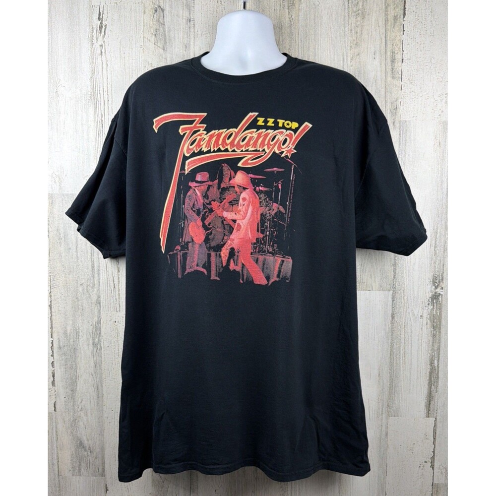 2017 ZZ Top Fandango 70s Texas Band T-Shirt 2XL (25”x33”)